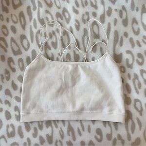 gilly hicks ribbed strappy tank top